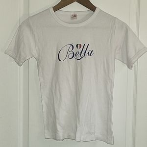 Girls sz Lg Italian Bella Tee